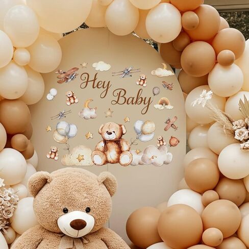 Faccito Baby in Bloom Baby Shower Decorations for Girl ، Floral Wildflower Sign Discors for Balloon Arch Backdrop Secal Gender Decor in Saudi Arabia