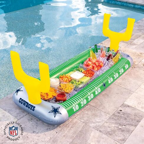 BigMouth Kansas City Chiefs 4 ft Inflatable Food Cooler Buffet Officially Licensed NFL Fan Gear Ice Serving Pool Drink Bar for Tailgate Parties in Kuwait