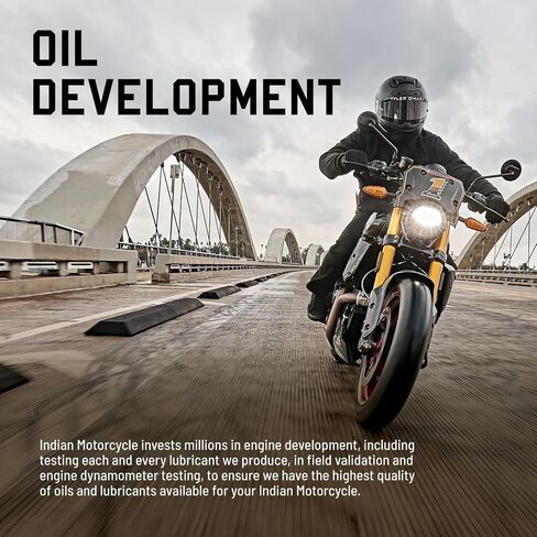 Indian Motorcycle Oil 20W-40 Semi-Synthetic for Specific Chief, Chieftain, Roadmaster, Springfield Models and More With Thunderstroke 111 & 116 Air Cooled Engines, Motor Oils, 1 Quart, Qty 1-2880012 in Saudi Arabia