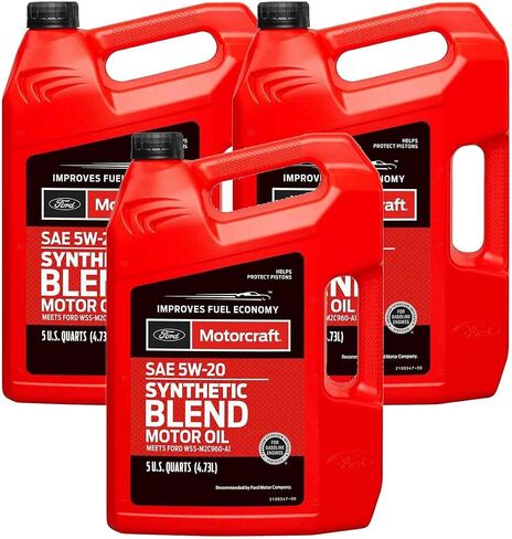 Genuine OEM Premium Synthetic Blend Motor Oil SAE 5W-20-15 Quart in Saudi Arabia