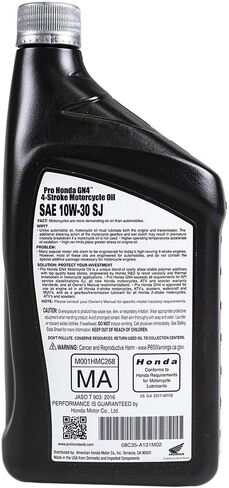 Honda Pro Oils Honda GN4 Motor Oil - 10W30 - 4 Quarts - 08C35-A131M02 in Saudi Arabia