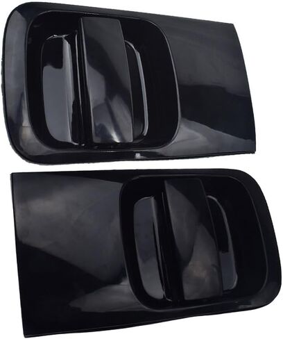 Car Outside Exterior Sliding Door Handle Left/Right 83650-4H100 83660-4H100 for Hyundai H1 Starex Imax I800 2005-2018(Black-Left) in Saudi Arabia