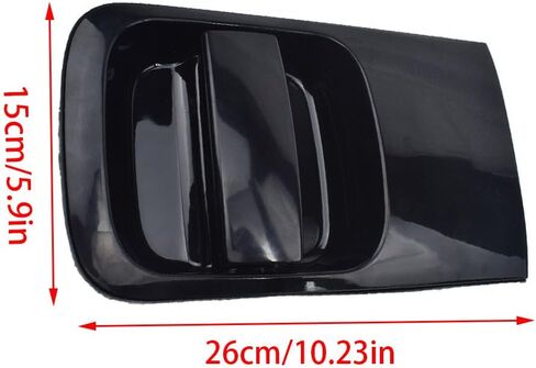 Car Outside Exterior Sliding Door Handle Left/Right 83650-4H100 83660-4H100 for Hyundai H1 Starex Imax I800 2005-2018(Black-Left) in Saudi Arabia