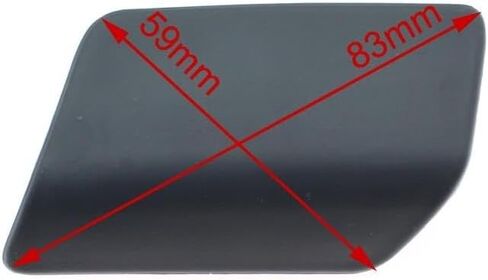 1K6955110 1K6955109 الوفير الأمامي المصباح الأمامي غسالة رذاذ غطاء الطائرات الطائرات لفولكس لجولف 5 V 2003 2004 2005 2007 2007 (Black-RH) in Saudi Arabia