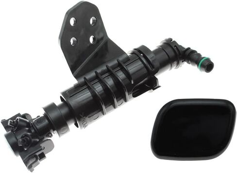 Front Left&Right Headlight Wahser Sparyer Nozzle Pump Cylinder Cap Jet for Hyundai Tucson (TL) 2016 2017 2018 2019 98671-D7000(Black-rh) in Saudi Arabia