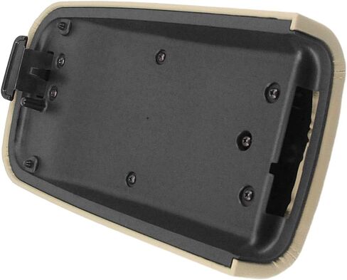 Car Armrest Cover Console Cover Lid Latch Leather Black/Beige for Chevrolet Trailblazer for Gmc Envoy 25998838 Modified Accessories(Beige) in Saudi Arabia
