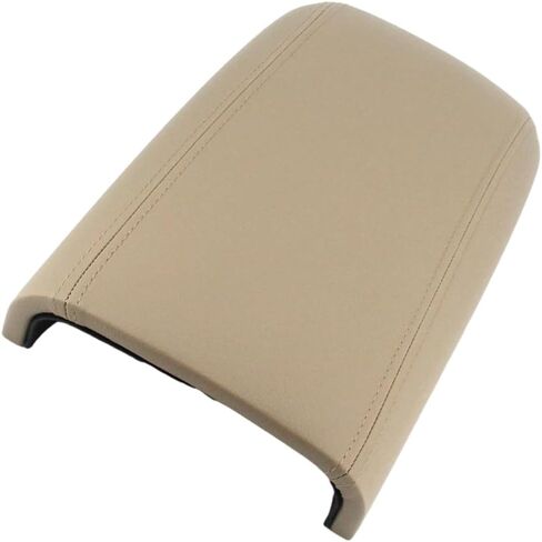 Car Armrest Cover Console Cover Lid Latch Leather Black/Beige for Chevrolet Trailblazer for Gmc Envoy 25998838 Modified Accessories(Beige) in Saudi Arabia
