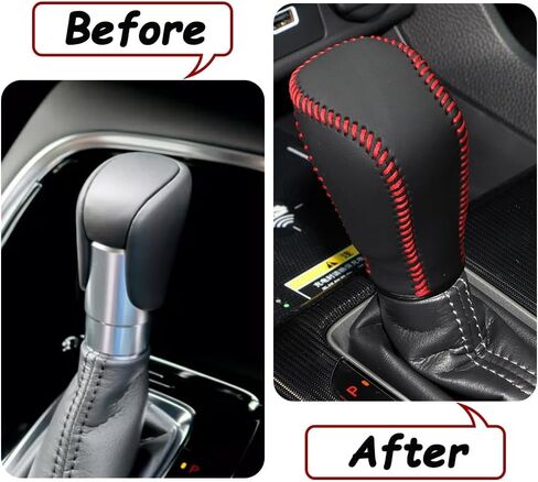 1pc Black Gear Shift Knob Cover Car Accessories for Honda Civic 2022(Black) in Saudi Arabia