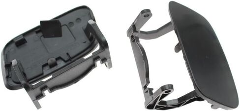for A-U-D-I B9 A4 A4L 2016+ 8K0 955 275C-2 Front Bumper Headlight Headlamp Washer Nozzle Jet Cap Cover 8K0955275C-2 8K0955276C-2(Black-Set) in Saudi Arabia