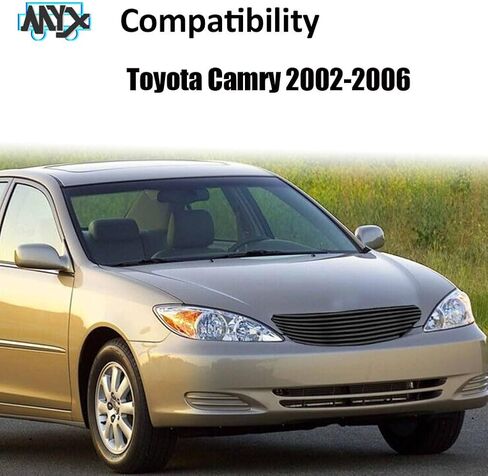 Front Black Grille Grill For 2002-2006 2003 2004 2005 Toyota Camry Main Upper Grille Insert in Saudi Arabia