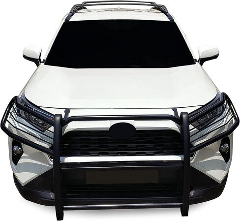 Black Horse Grille brush Bumper Guard Modular Black Compatible with 2019-2024 Toyota RAV4-17A093904MA in Saudi Arabia