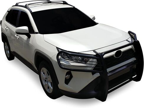 Black Horse Grille brush Bumper Guard Modular Black Compatible with 2019-2024 Toyota RAV4-17A093904MA in Saudi Arabia