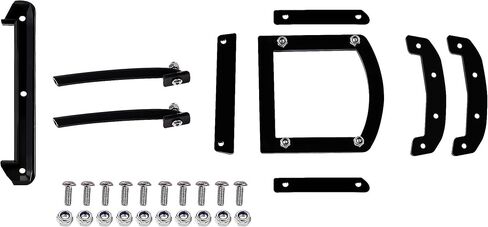 Protection Kit(Hood Skid, Roof Skid, Roll Bars and Rear Skid) Compatible with Tra-xxas Mini Maxx Body,Black in Saudi Arabia