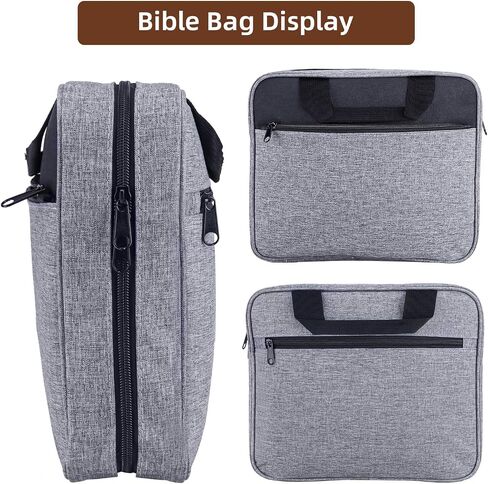 Bible Covers for Men, Bible Case for Women 11.5" x 8.75" Bible Bag for Boys, Bible Carrying Case, Bible Book Cover with Handle, Bible Holder for Travel (Camouflage) in Kuwait