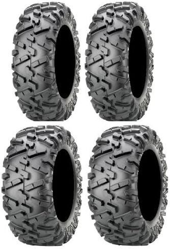 مجموعة كاملة من Maxxis Bighorn 2.0 Radial 25x8-12 و 25x10-12 ATV إطارات (4) in Saudi Arabia