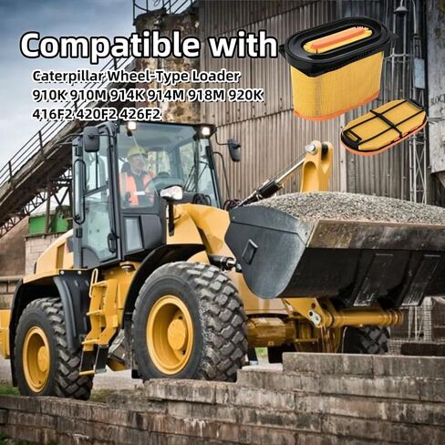 PA5290 PA5289 مرشح الهواء متوافق مع اللودر من نوع Caterpillar 910K 914K 914M 918M 920K 416F2 420F2 426F2 استبدال 3466688 3466687 WA10387 WA100144 in Saudi Arabia