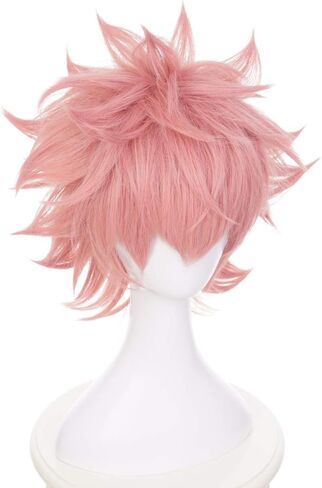 Pinky Mina Ashido شعر مستعار ، Mha Mina Ashido Cosplay شعر مستعار مع قرون القصاصات in Kuwait