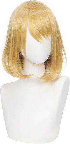 DAZCOS Anime Cosplay Wigs Womens Adults Costume Accessories for Halloween Party (Blonde) in Saudi Arabia