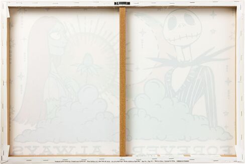 Silver Buffalo Disney Haunted Mansion Painting Set 4pc 12" x 5" Canvas Wall Art Set in Saudi Arabia