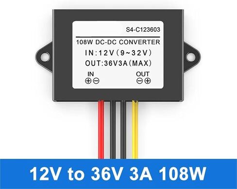 1pc 12v إلى 36v وحدة تعزيز الطاقة 9-32V إلى 36V محول الطاقة المحول DC-DC (الوردي) in Saudi Arabia