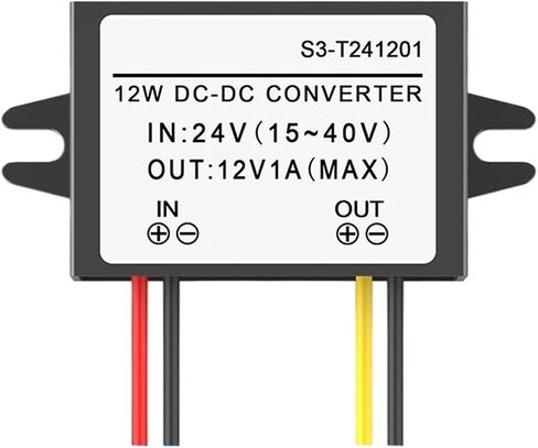 1pc 24V to 12V Power Converter 24V Down 12V Power Supply Step-Down 24V to 12V car Regulator(24V to 12V 4A_12V) in Saudi Arabia