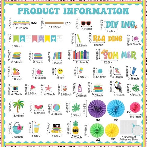 Containlol Spring Bulletin Board Decorations Set for Classroom Spring Into A Good Book Butterfly Flower Bird Bulletin Board Borders Cutouts with Colorful Floral Paper Fans Wall Office Supplies in Saudi Arabia