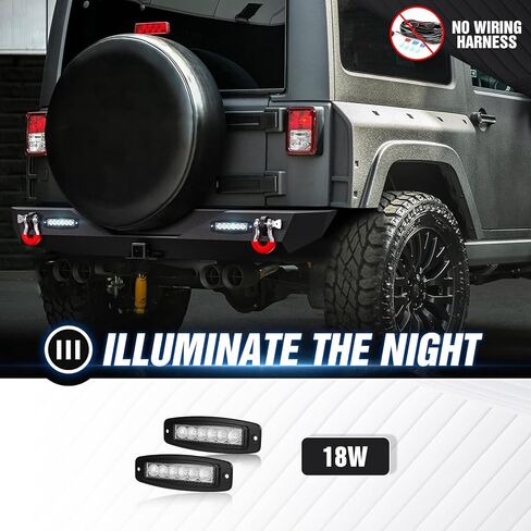المصد الخلفي متوافق مع 2007-2018 Jeep Wrangler JK JKU Unlimited Paintable Armor ، المصد الخلفي على الطرق الوعرة D-Rings مجهز بمستقبل 2 "" Hitch in Saudi Arabia