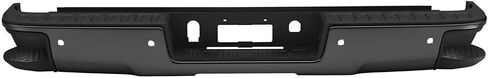 MOSTPLUS Black Rear Bumper Assembly Compatible for 2014-2018 Chevy Silverado GMC Sierra 1500 W/Parking Sensor Holes Complete Back Step Bumpers in Saudi Arabia