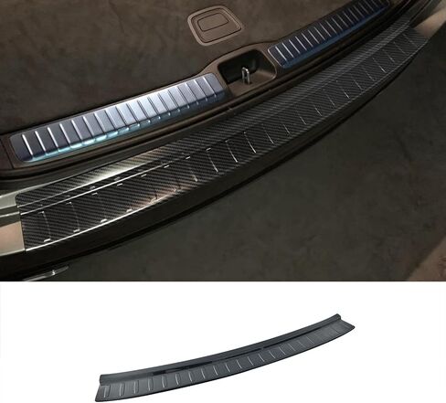 ملحقات السيارات تناسب Benz GLE 350 450 450e 580 W167 2020 2021 2022 2023 2024 غطاء واقي صفيحة العتبة الخلفية in Saudi Arabia