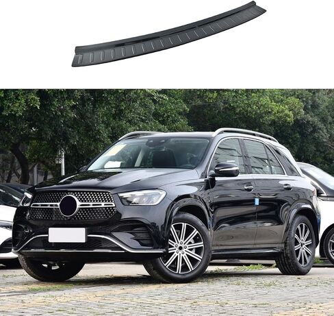 ملحقات السيارات تناسب Benz GLE 350 450 450e 580 W167 2020 2021 2022 2023 2024 غطاء واقي صفيحة العتبة الخلفية in Saudi Arabia