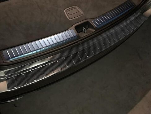 ملحقات السيارات تناسب Benz GLE 350 450 450e 580 W167 2020 2021 2022 2023 2024 غطاء واقي صفيحة العتبة الخلفية in Saudi Arabia