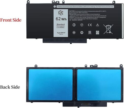 بطارية 45Wh M5Y1K 14.8V لأجهزة Dell Inspiron15 5000 3000 Series 5566 5555 5559 3551 5558 3558 3451 3567 5755 5756 5458 5759 5758 5759 GXVJ3 WKRJ2 VN3N0 HD4J 0 991XP P63F P47F P51F P52F P64G in Saudi Arabia