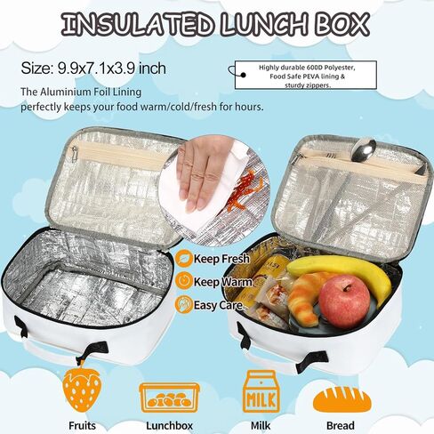 School Backpack for Girls Boys, Teens Bookbag with Lunch Box Set Kids Backpack Elementary Middle School Bag in Kuwait