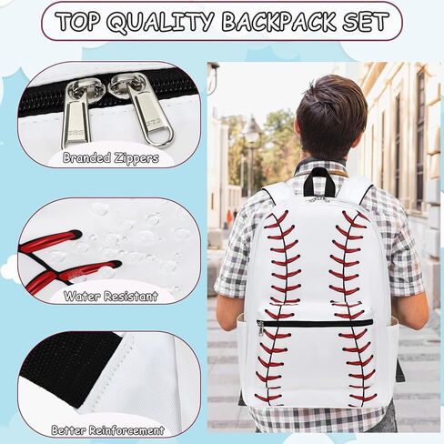 School Backpack for Girls Boys, Teens Bookbag with Lunch Box Set Kids Backpack Elementary Middle School Bag in Kuwait