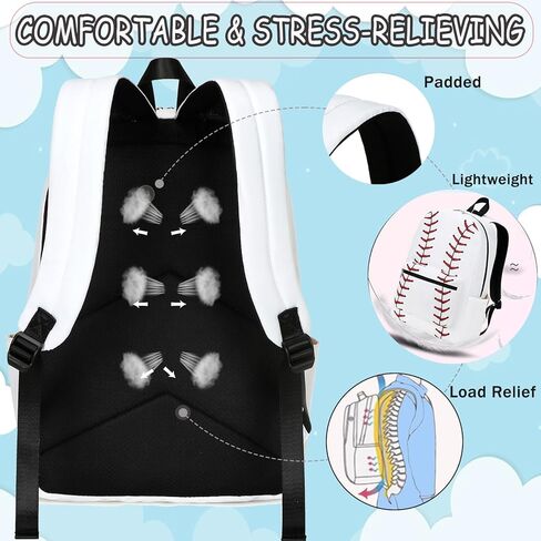School Backpack for Girls Boys, Teens Bookbag with Lunch Box Set Kids Backpack Elementary Middle School Bag in Kuwait
