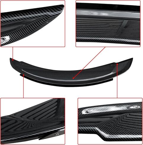 NINTE Rear Trunk Spoiler Wing Compatible with 2014 2015 Chevrrolet Camaro | EOS Style Carbon Fiber Style Painted Rear Trunk Lid Wing Spoiler in Kuwait