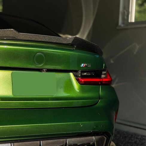 Rear Spoiler for BMW 2019-2024 G20 330i M340i G80 M3 PSM Style, ABS Plastic Construction (Gloss Black) in Kuwait