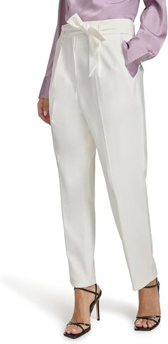 Calvin Klein Women's Straight Leg Belted Tie Waist Pant in Saudi Arabia