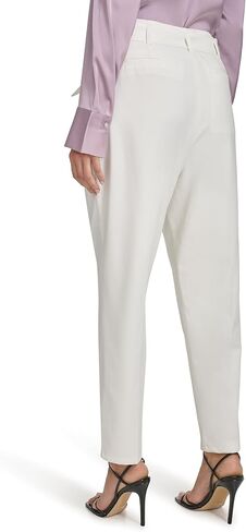 Calvin Klein Women's Straight Leg Belted Tie Waist Pant in Saudi Arabia