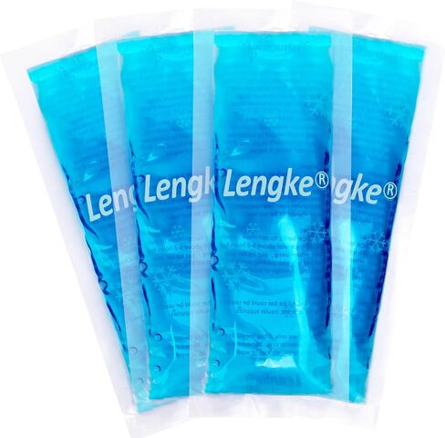 حقيبة سفر مبرد الأنسولين معتمدة من إدارة أمن المواصلات الأمريكية، مبرد أدوية للسفر مع عبوتين من الثلج (أسود) in Kuwait