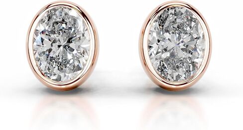 1-4 ct stud stud arring 925 sterling Silver & 10k 14k 18k 18k Gold Gold Hishaf For Women in Kuwait