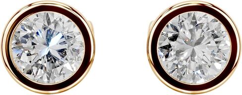 1-4 ct stud stud arring 925 sterling Silver & 10k 14k 18k 18k Gold Gold Hishaf For Women in Kuwait