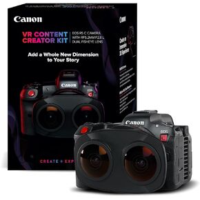 Canon VR Content Creator Kit - EOS R5 C Full-Frame Hybrid Camera and RF5.2mm F2.8 L Dual Fisheye Lens, for Video Professionals