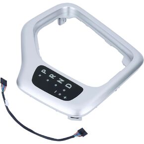 Shifter Bezel with Harness Kit(Silver).Replaces Part # 601-402,5YD27XSAAA,68413957AA.Upgrade Transmission Bezel With Harness.Fit for Jeep Cherokee 2014-2018.