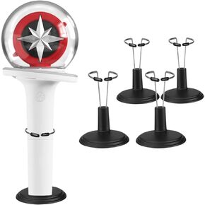 Lightstick Stand Kpop, Holder for Official Lightstick, Display Stand Compatible for Stray Kids Lightsticks/ Enhypen Lightstick/ Ateez Lightstick/ Twice Lightstick, Set of 5