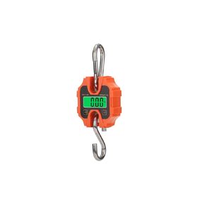 Portable Crane Scale 250 kg / 500 lb Heavy Duty Digital Hanging Scales LCD Display with Backlight for Home Farm Hunting Outdoor Orange