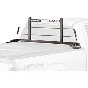 BACKRACK Original Shortened Frame Only | Black, No Drill | 15026 | Fits 2002-2024 RAM 1500/2500/3500 8' Bed w/o RAMbox Cargo MGMT; 2010-2024 RAM 1500/2500/3500 6.5' Bed w/o RAMbox Cargo MGMT