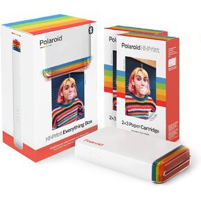 Polaroid Hi-Print - 2nd Generation Bluetooth Connected 2x3 Pocket Photo Dye-Sub Printer - Black Printer Only (9129) in Saudi Arabia