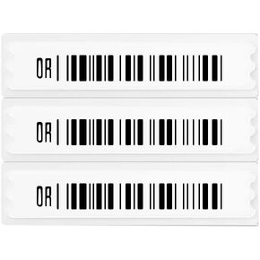 58khz Fake Barcode Sheet Labels for Retail Store EAS Anti-Theft System Equipment Self-Adhesive DR Label Stickers (100)