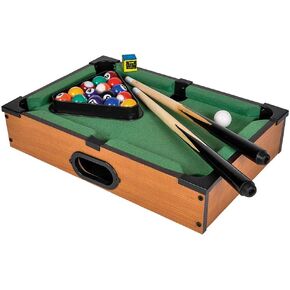 Srenta Mini Pool Table - Mini Tabletop Portable Billiards Game for Adults, Kids, and Toddlers - Single Set